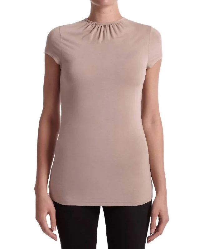 Women's Activewear for Exercise and Sports Kindness Top In Taupe