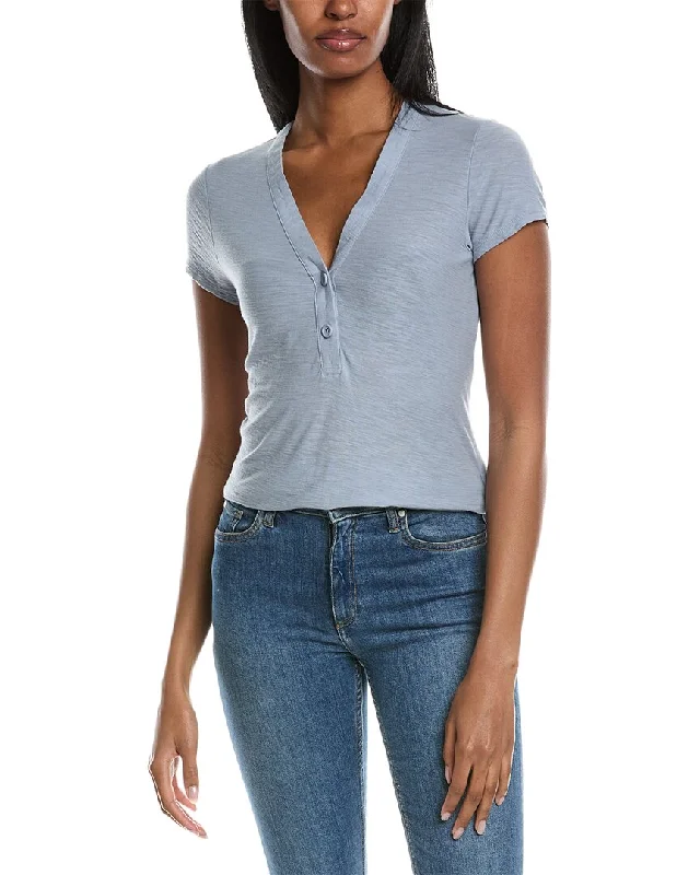 Elegant Attire For The Modern Lady James Perse Henley Shirt