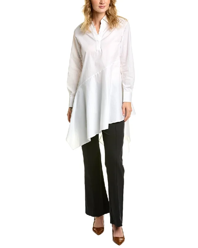 Season Offer Natori Poplin Flounce Shirt