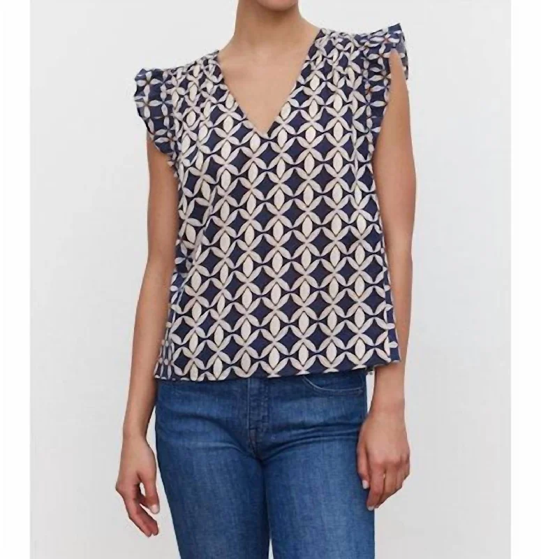 Best Sellers Kandra Top In Navy