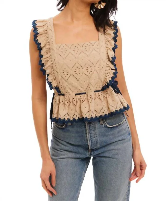 Huge Price Cut Callie Top In Sand