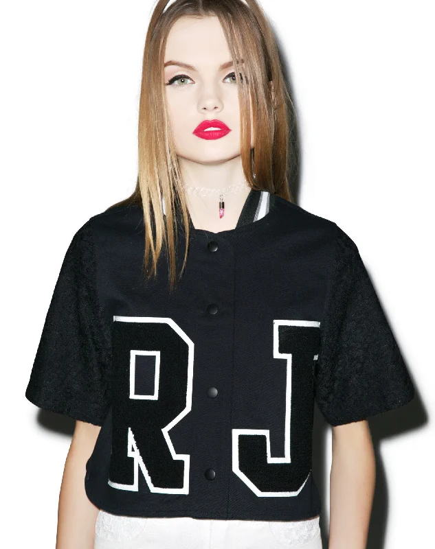 Athleisure Wear Special Offer RJ Baseball Cropped Shirt