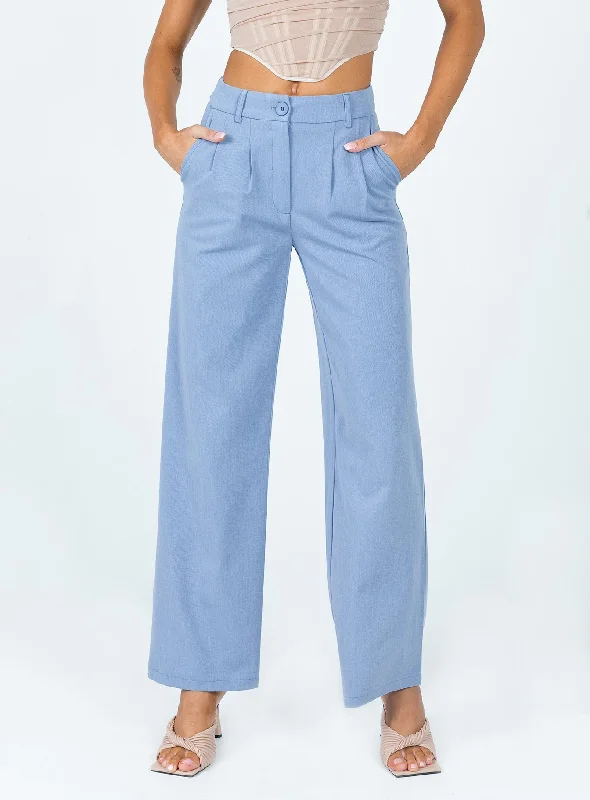 Casual Chic Archer Pants Blue