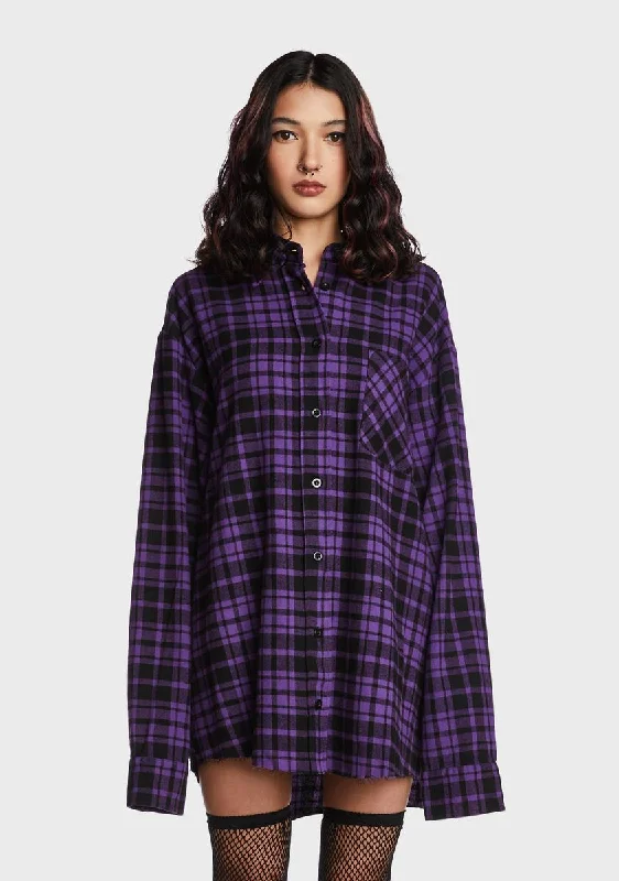 Clothes Sales Cult Details Plaid Shirt