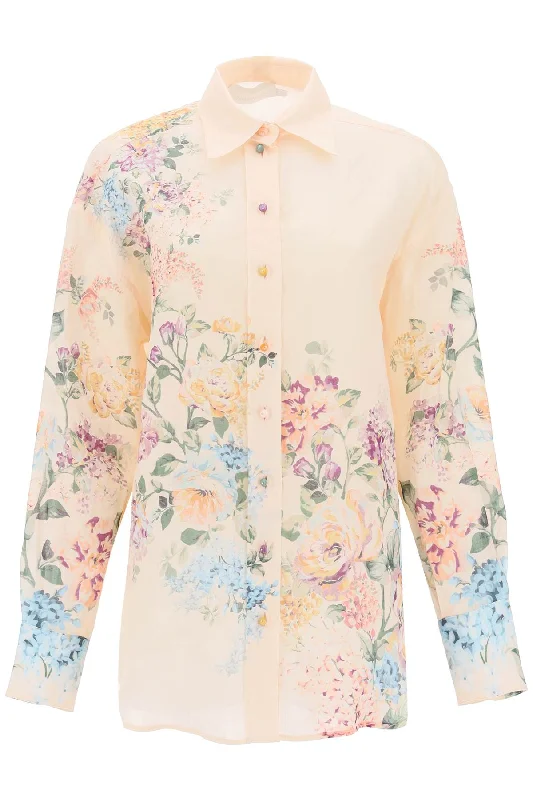 Glamorous Evening Wear Zimmermann Women's Floral Halliday Shirt