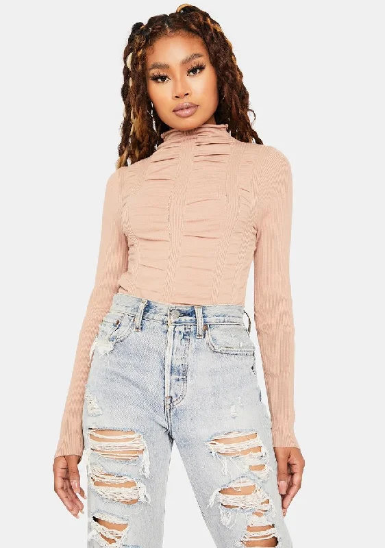 Huge Markdowns Making Miracles Mock Neck Top