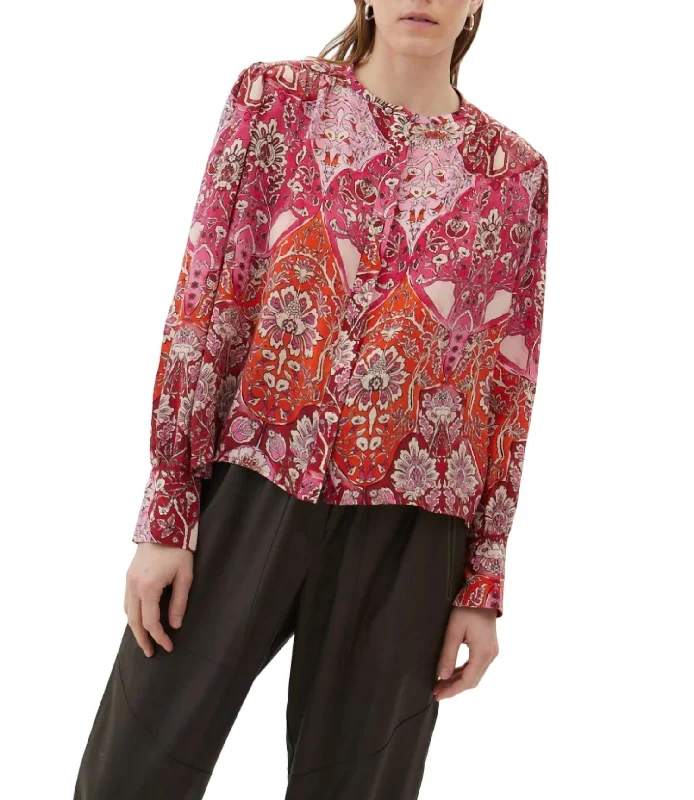 Women's Evening Wear Lugo Mia Shirt In Mix 1 Pink