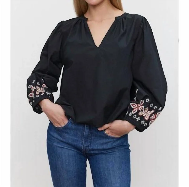 Limited Time Deal Paola Top In Black