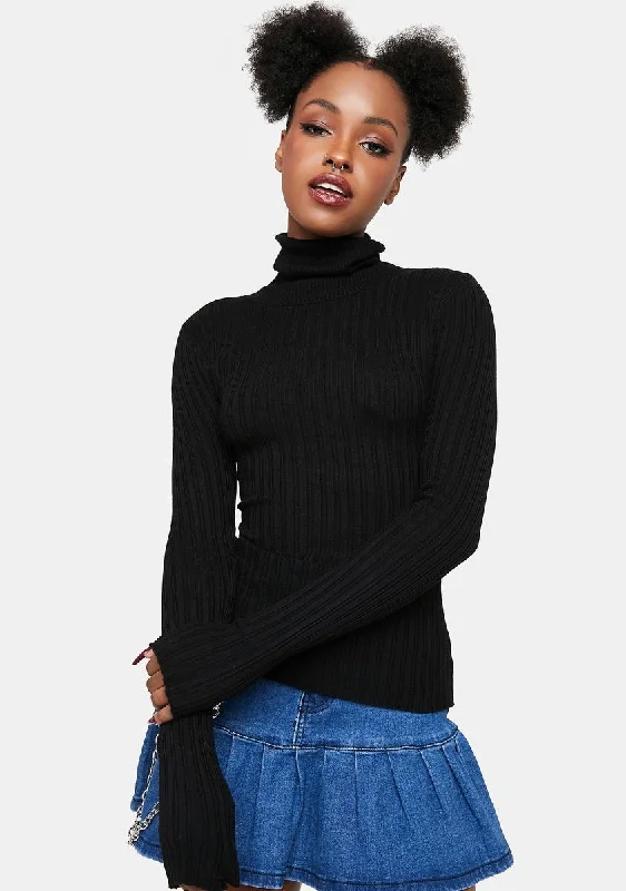 Stylish Women's Clothes for Work and Play Dating Stories Ribbed Turtleneck