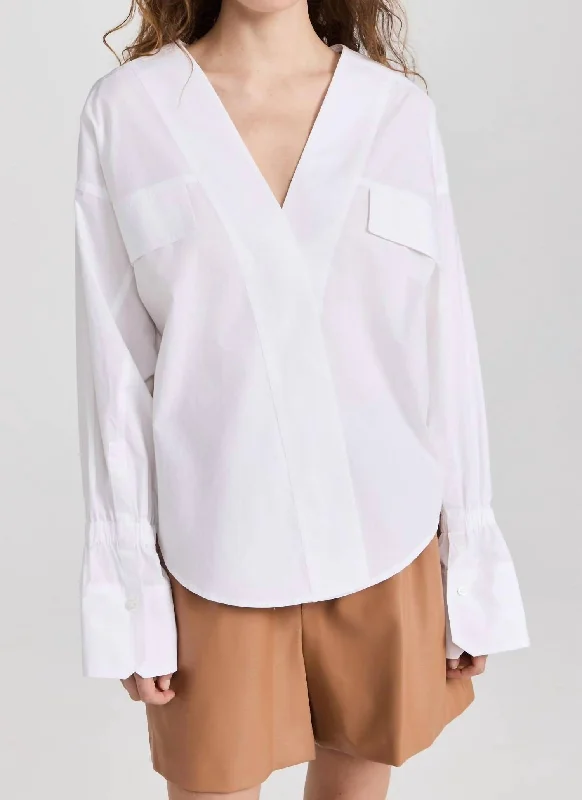 Winter Wardrobe Clearance Colette Top In White