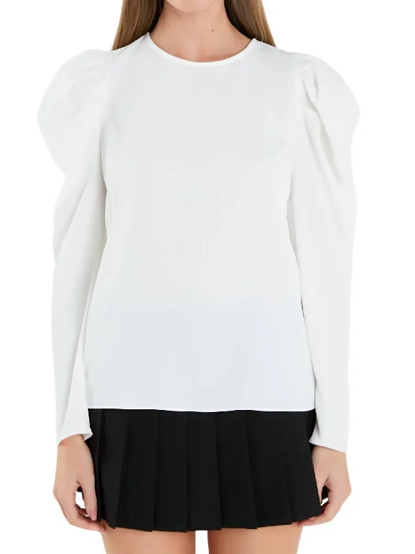 Absurdly Cheap Sale Smile And Sing Top In White