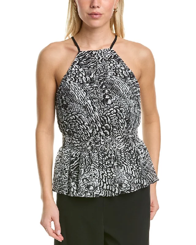 Dive Into Trendy Styles BCBGMAXAZRIA Peplum Top