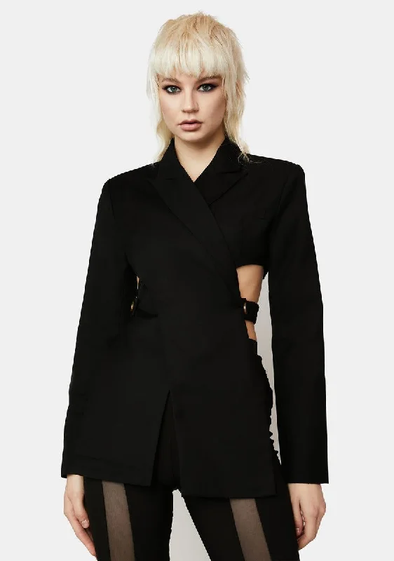 Special Offer In Lourve Cut Out Blazer