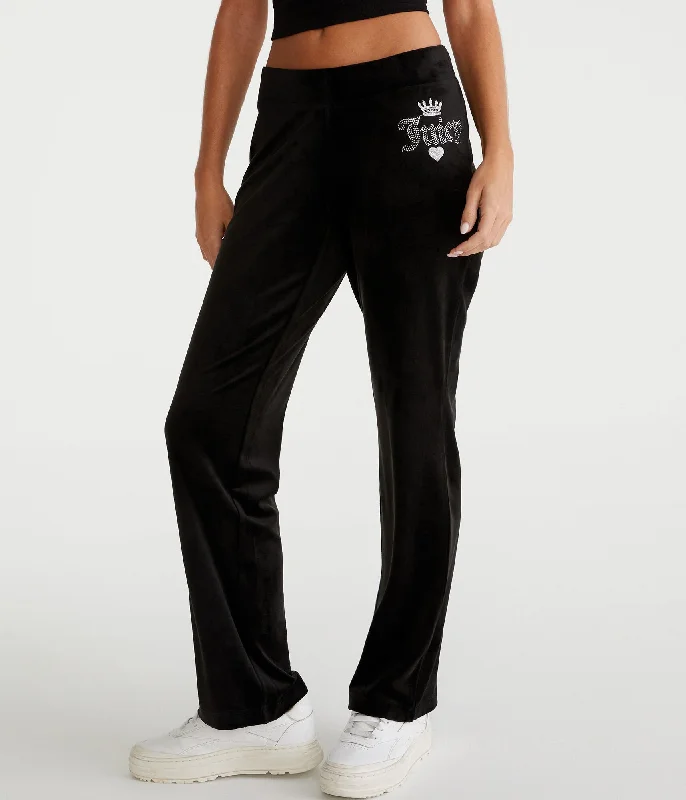 High End Fashion Aeropostale Juicy Couture Bling Velour Track Pants