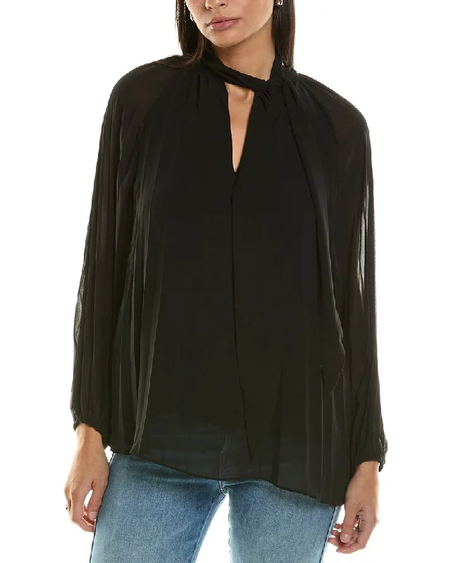 Free Spirited Fashion Bishop + Young Isabella Pleat Detail Top