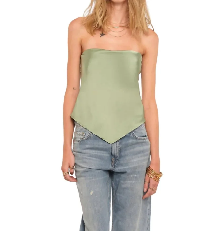 Luxury Women's Fashion Monico Top In Jade