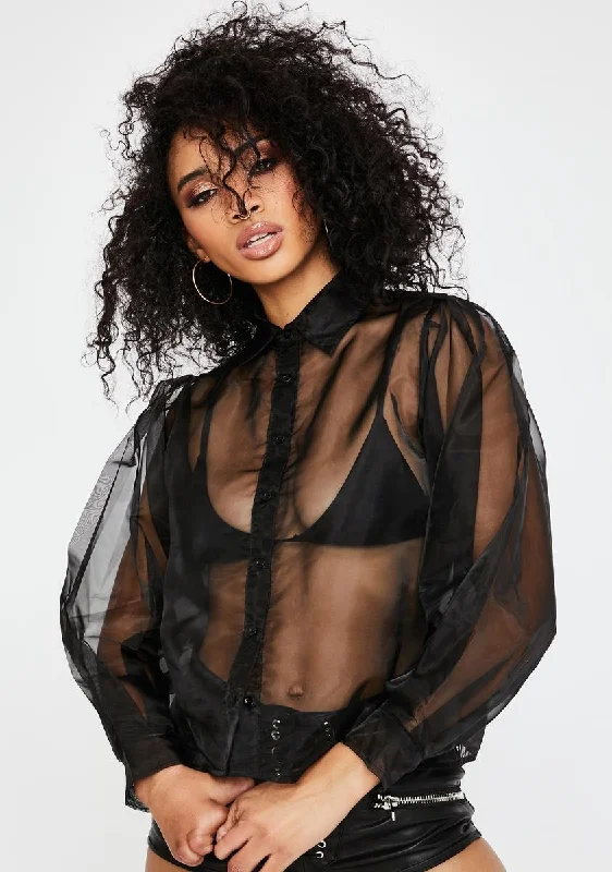 Embrace New Fashion Makiza Sheer Shirt