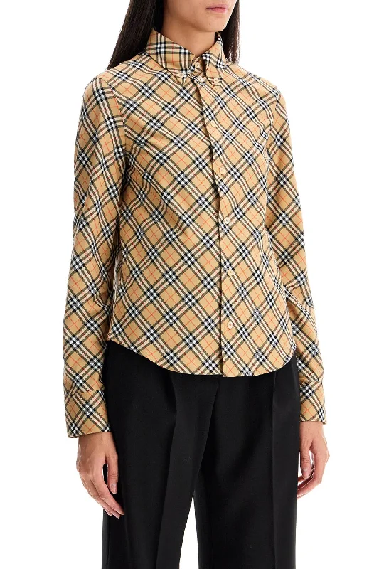 New Arrival Discount Burberry Ered Shirt With Button-Down