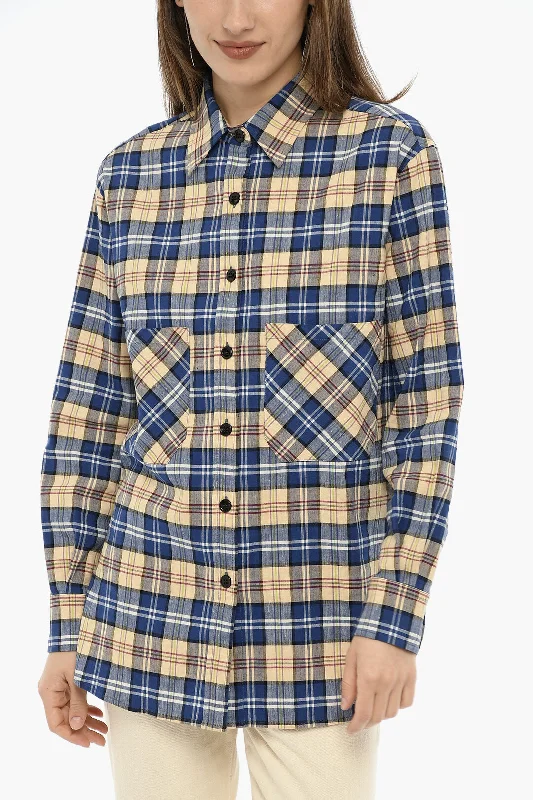 Stylish Basics Woolrich Double Breast Pockets Tartan Check Shirt