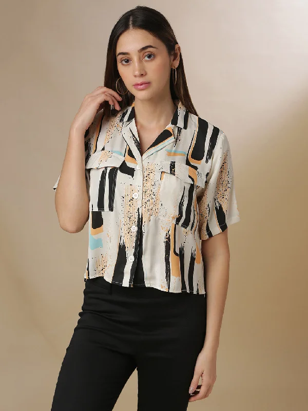 Seasonal Sale Campus Sutra Women Self Design Stylish Shirts