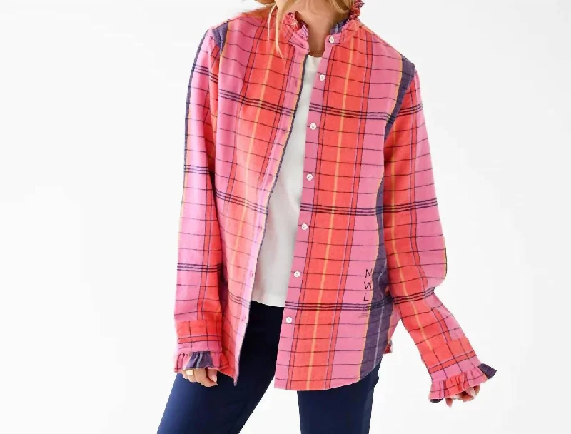 New Arrivals Mia Plaid Shirt In Multi