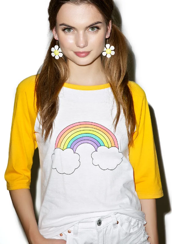 Current Trends Vintage Rainbow Raglan