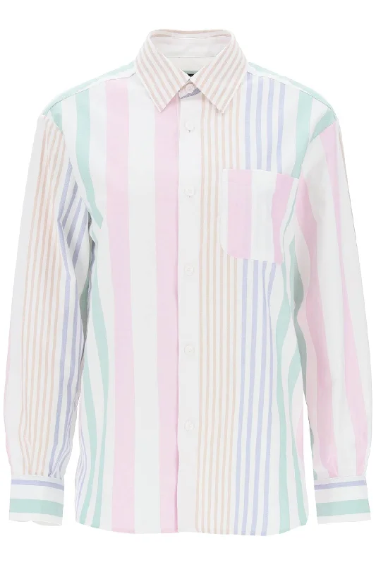 High Street Women's Fashion for Trendy Shoppers A.P.C. Women's Sela Striped Oxford Shirt