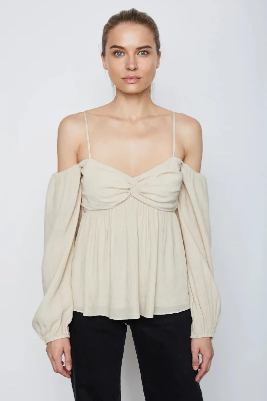 Women's Online Boutique Mariko Top in Linen