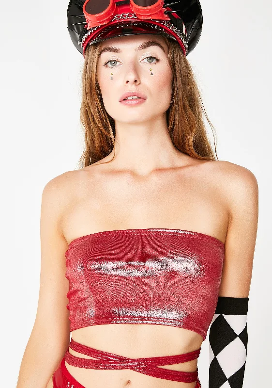 All Season Basics Discount Lit TRL Bandage Tube Top