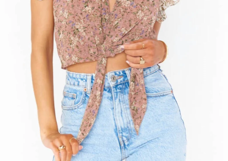 Unique Women's Fashion Pieces Kimmy Top In Floral Mix