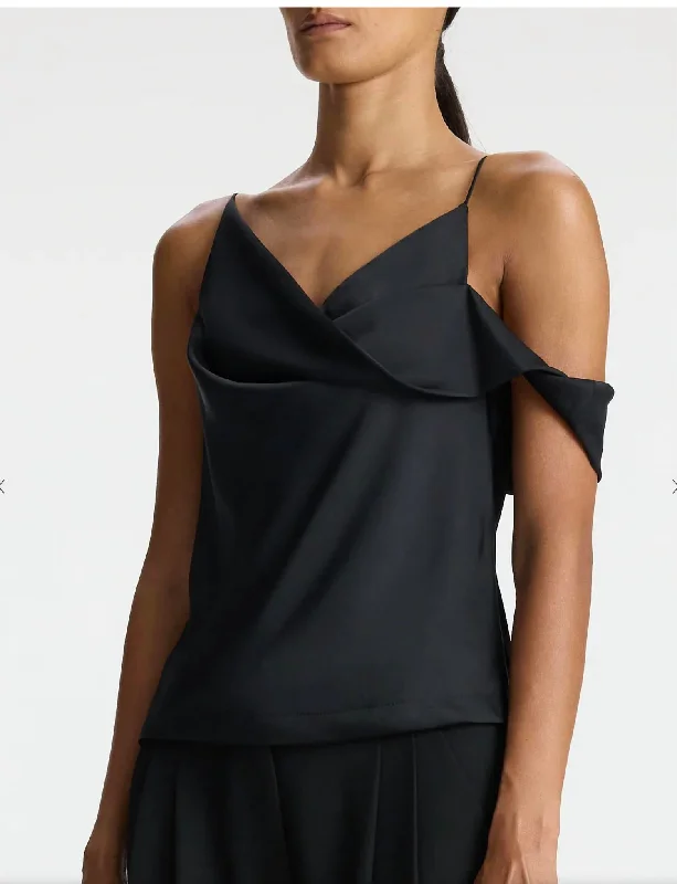 Trend Forward Threads For Her Ramona Top In Black