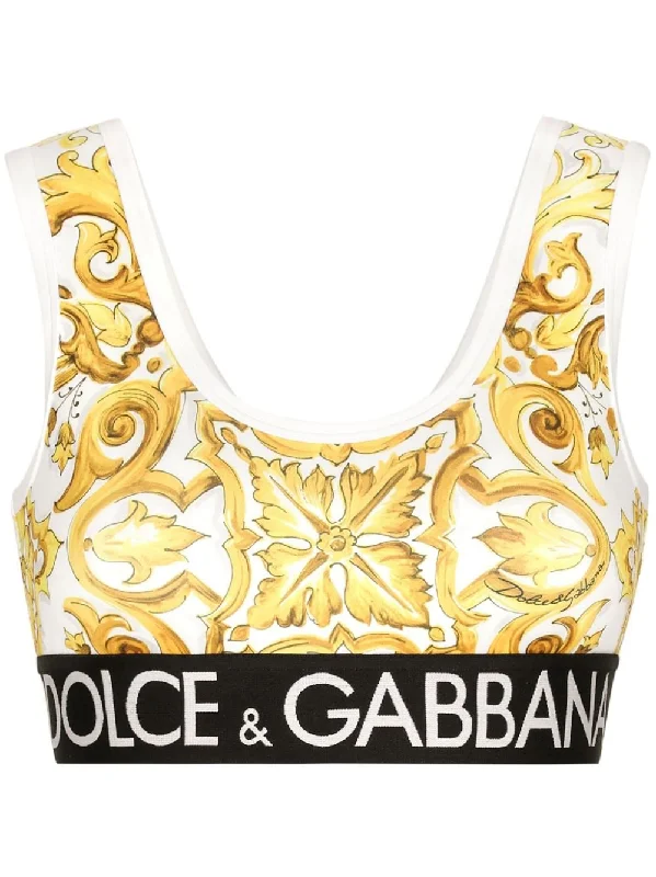 Trendy Urban Attire Dolce & Gabbana Women's Top yellow