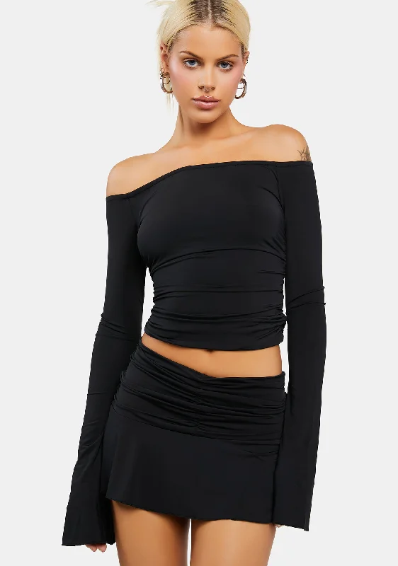 Relaxed Style Corey Off The Shoulder Gathered Top