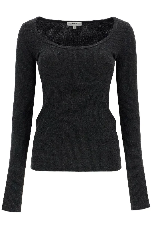 Hot Deals Ae Women's Fitted Top With Deep Neckline