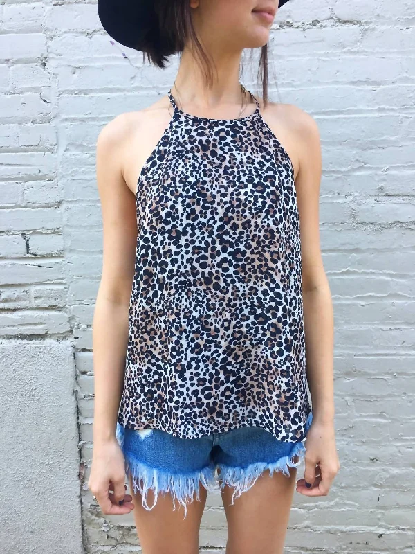 Comfort First Women's Wear Selena Top In Alex Cheetah