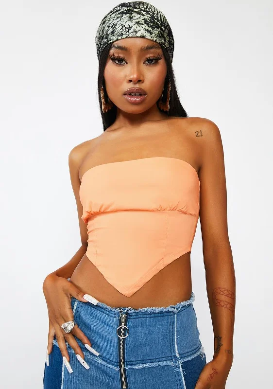 Clothing Sales Shot Of Love Scarf Tube Top