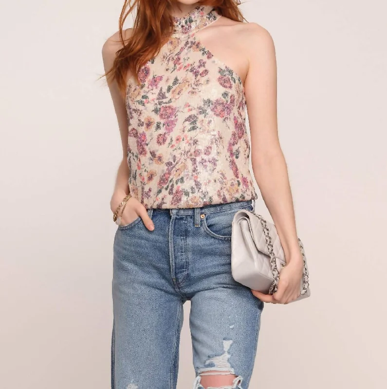 Chic Outfits Brody Top In Bouquet