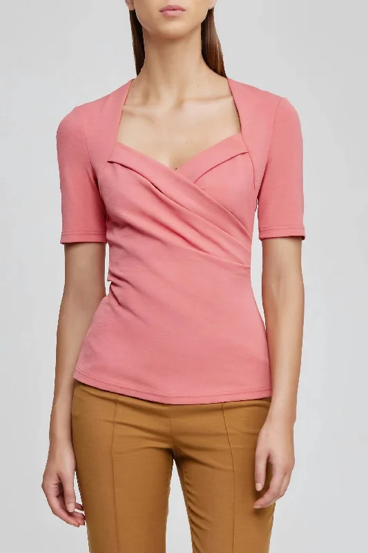 Clothing Store Marwood Top In Pansy Pink