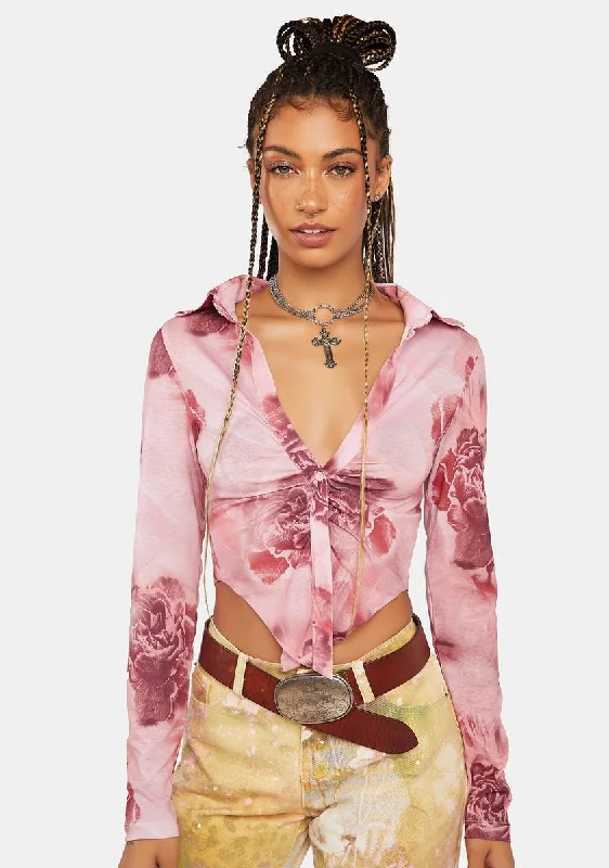 Don't Miss Out Vintage Rose Shirt