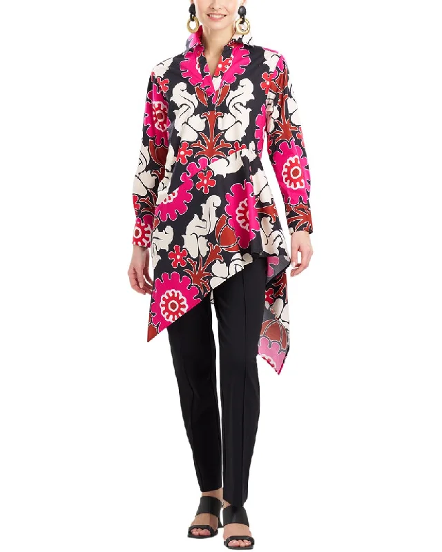 Elegant Attire For The Modern Lady Natori Talitha Poplin Flounce Shirt