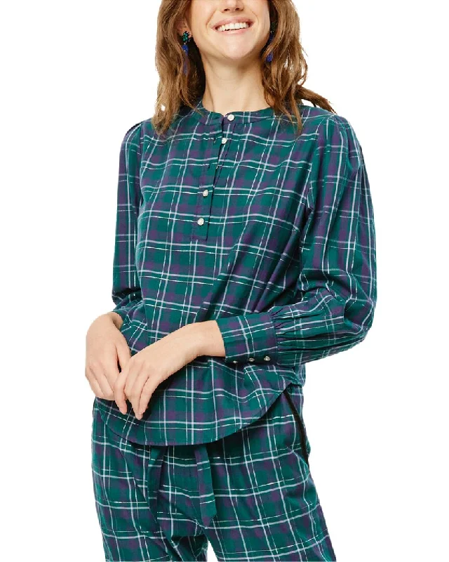 Fashion Sale Roller Rabbit Inverness Plaid Glenda Top