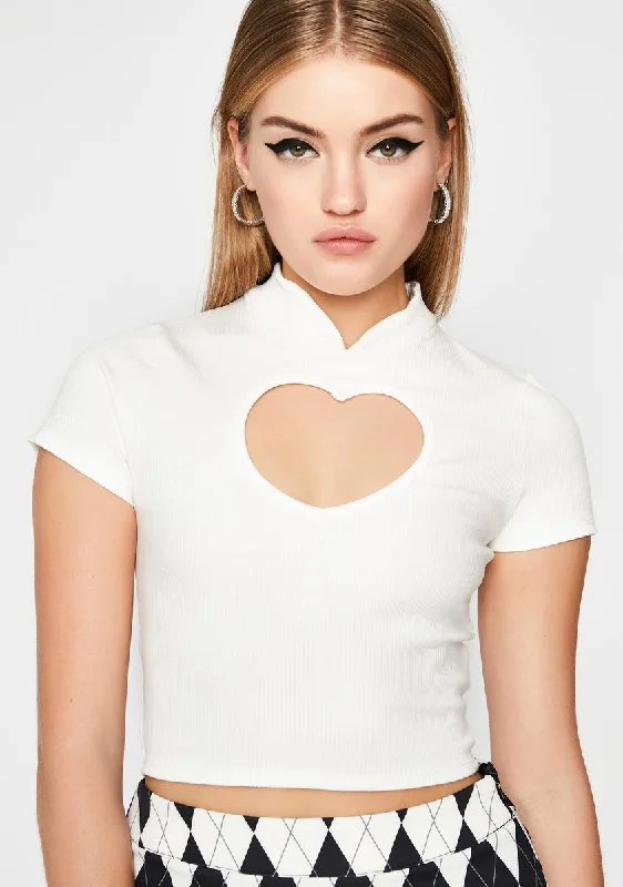 Women Clothing Angel Love More Cut-Out Top