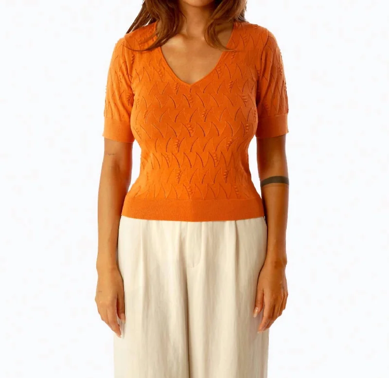 Trendy Online Boutiques Seymour Top In Serene Sunset