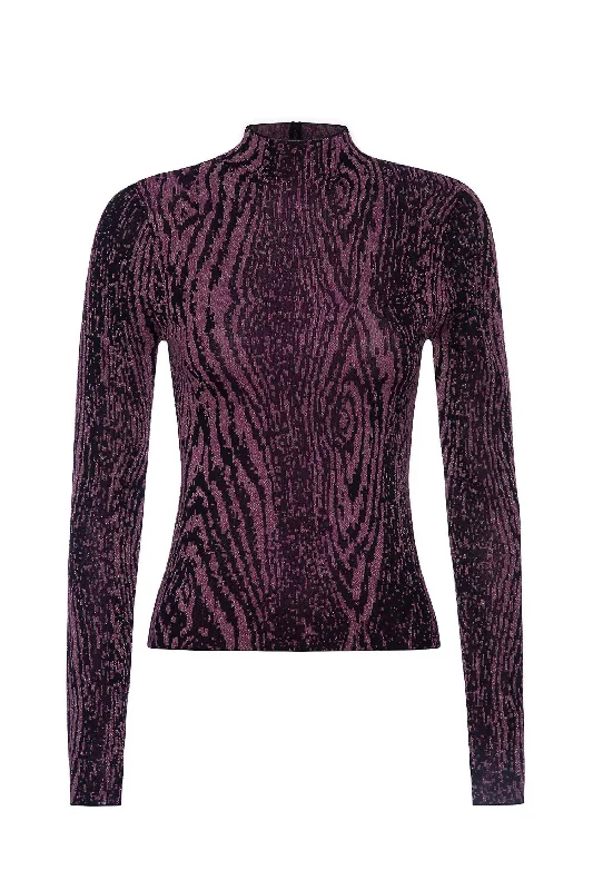 Trendy Women's Apparel Women's Clara Top In Plum