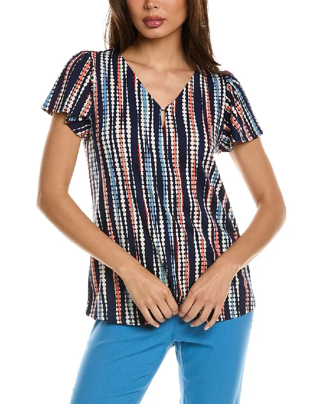 Women's Online Boutique Jones New York Flutter Sleeve Top