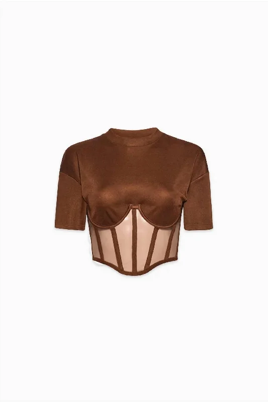 Cheap Women's Clothing Online Angelo Top In Cognac