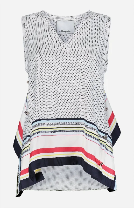 Weekend Sale Women's Ny Liberty Top In Ivory Multi