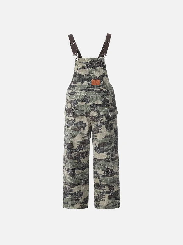 Boutique Styles Aelfric Eden Camouflage Overalls