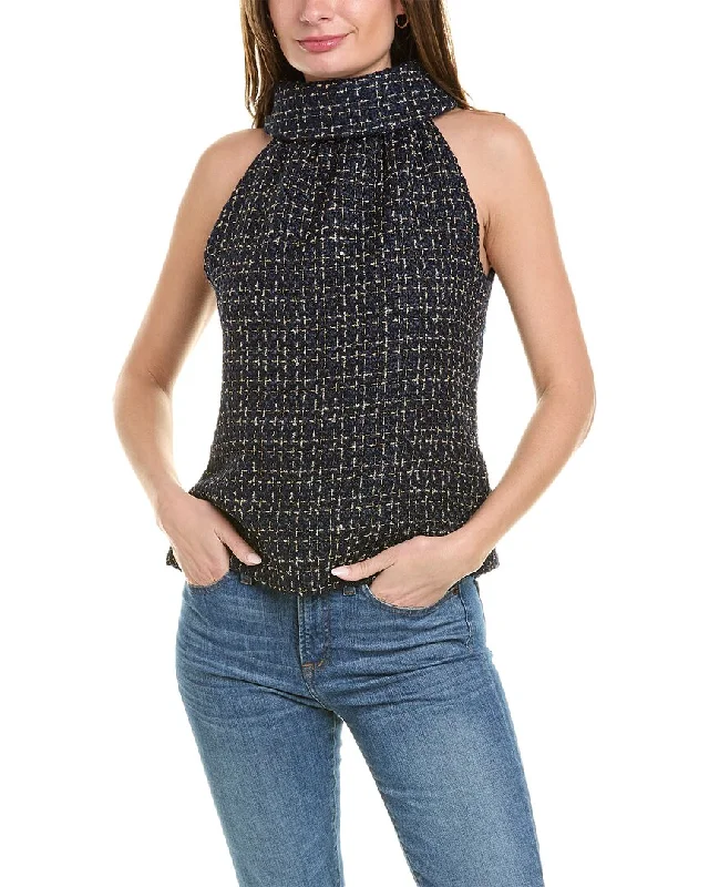 Clothing Sales Sail to Sable Cowl Neck Wool-Blend Top