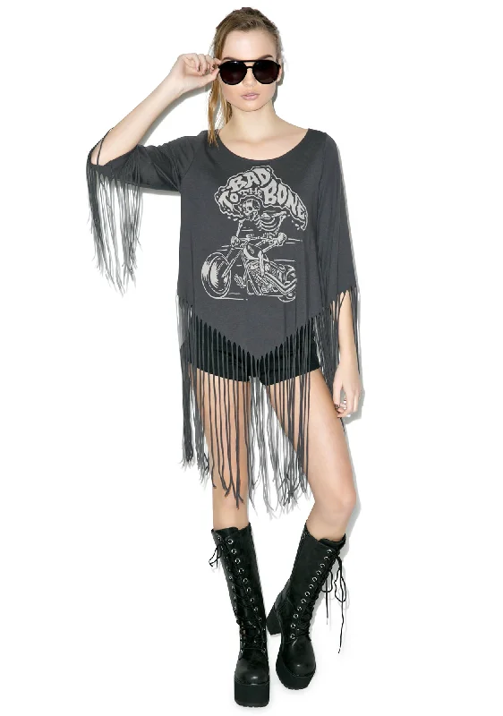 The Latest Trends Bad To The Bone She Devil Fringe Top